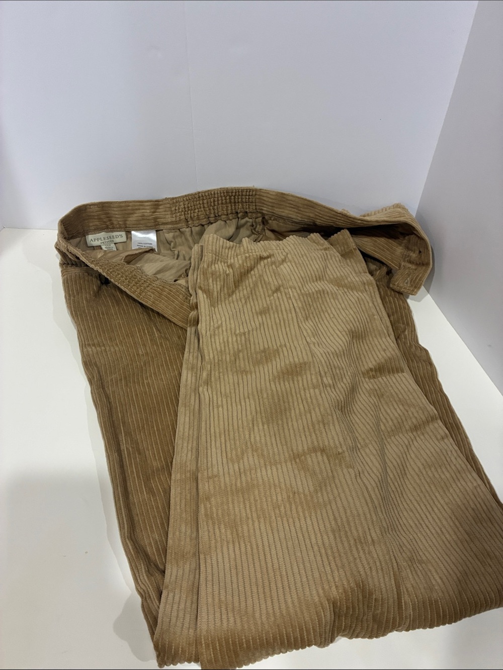 Appleseed's Women's Tan Corduroy Pants